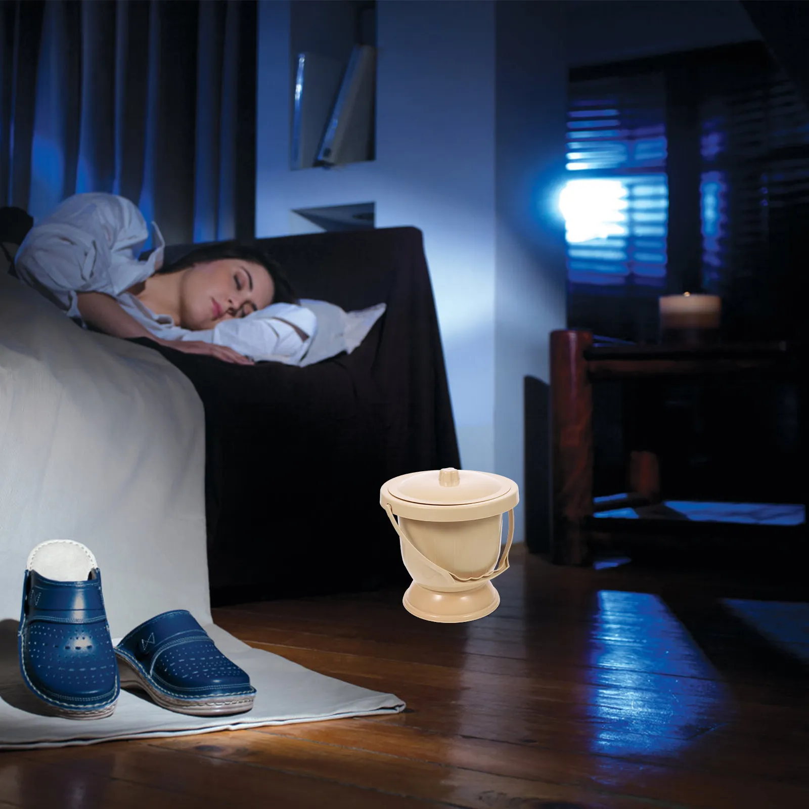 

Портативный пластиковый горшок для сбора мочи с крышкой для пожилых, детей, взрослых, беременных женщин, для домашнего и дорожного использования, ночное применение