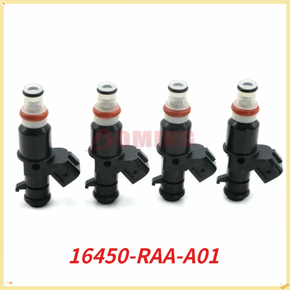 Boquilla inyectores de combustible 4 Uds 16450-RAA-A01 para Honda Accord 2003-2007 2.4L 16450RAAA01 16450-PPA-A01 16450PPAA01 842-12288 nuevo