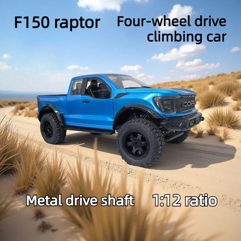 

Радиоуправляемый внедорожный пикап F-150 4WD 1:12, 2.4G, вседорожный, брызгозащищенный, со светодиодными фарами, металлическим карданным валом, RTR, радиоуправляемая машинка-игрушка для бездорожья