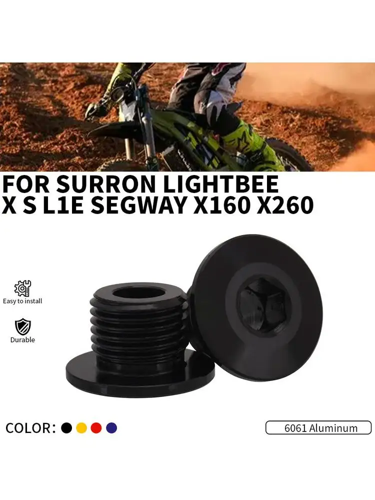 AliExpress JFGRACING M16*1.5P Front Wheel Screws For Surron Lightbee X S L1E Segway X160 X260 CNC Electric Dirt Bike E-bikes Motorcycles Parts