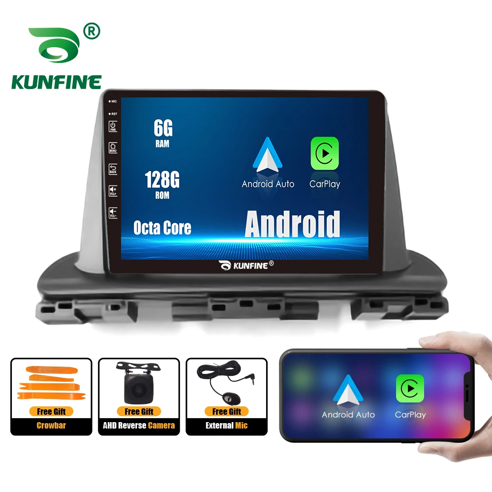

10,33-дюймовый автомобильный радиоприемник для Kia K3/Cerato 2019-2021 2Din Android стерео DVD GPS-навигация видеоплеер мультимедиа Carplay Android Aut
