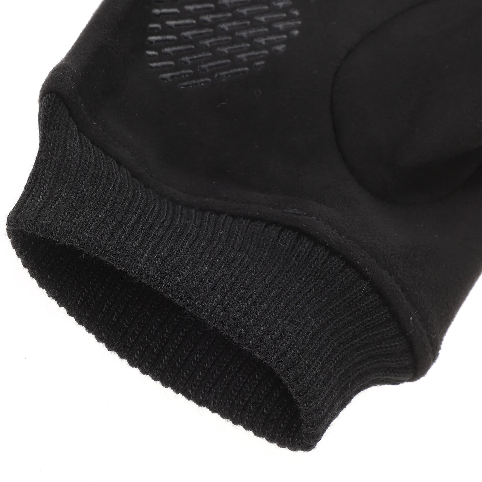 

Men Half Finger Gloves Suede Palm Protective Warm Finger Vent Gloves for Winter Riding Sports Training Stretch Dry