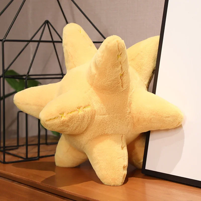 Stuffed Meteor Plush Pillow Cartoon Shooting Stars Peculiar Sofa Bed Stone Shape Funny Cushion Room Decor Girl Birthday Gift