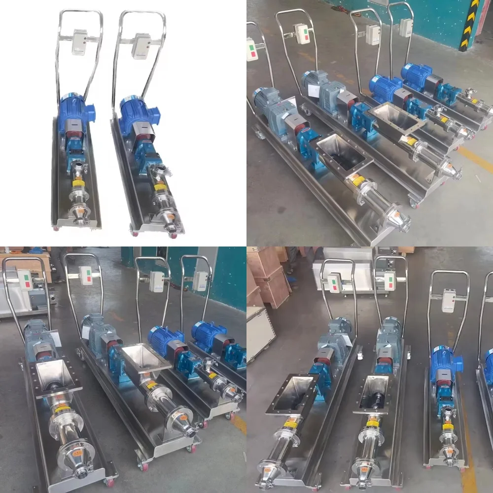 

Single Screw Pump for High Viscosity Liquid Transfer Stainless Steel 304 316L G Series for Industrial Chemical Food Oil