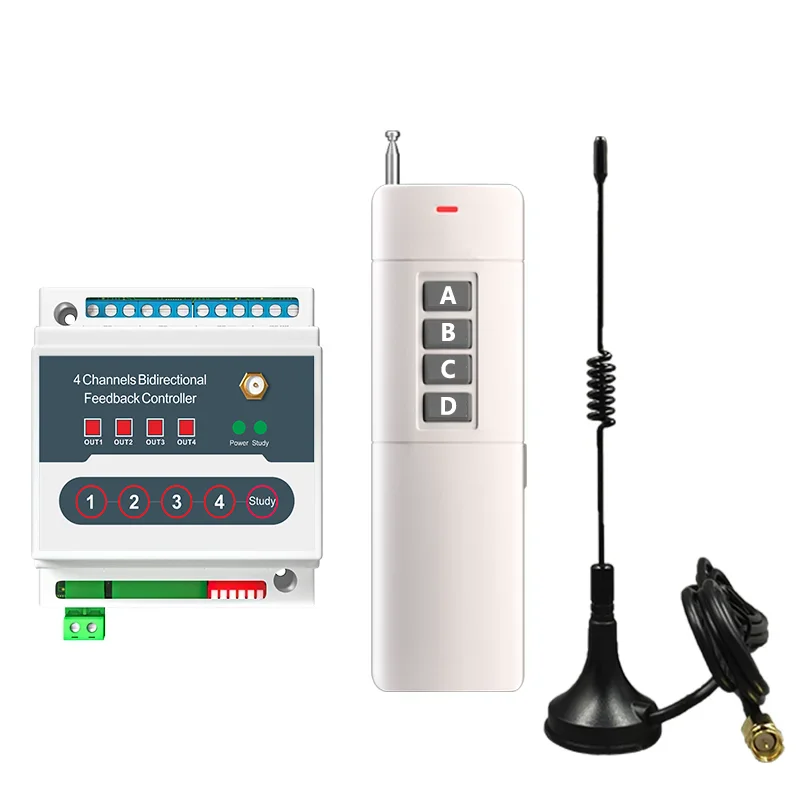 420-450MHZ self-locking version of The Water Level Switch Two-way Feedback Automatic Controller Wireless Remote Control Switch