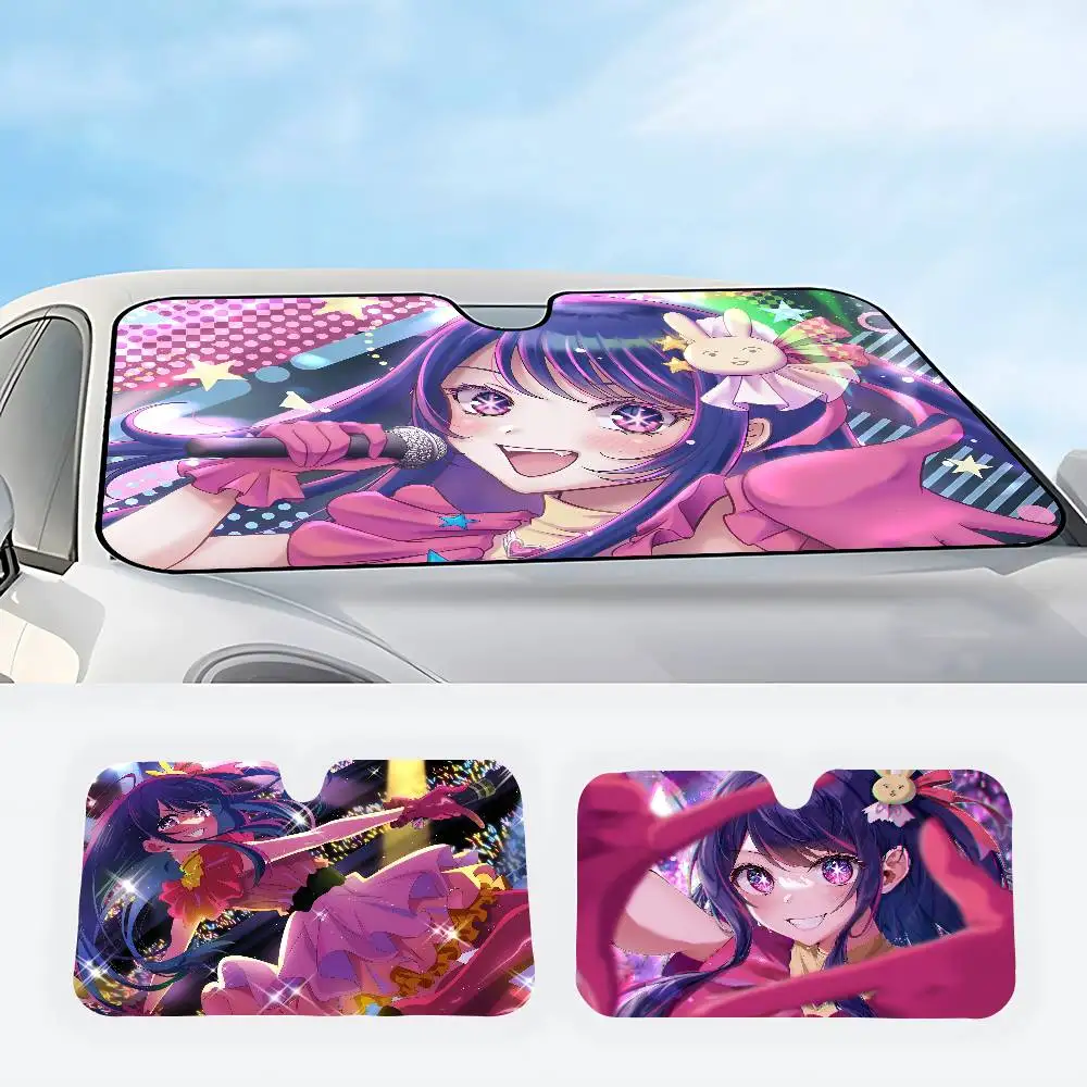 

Oshi No Ko Hoshino Ai игровой автомобильный солнцезащитный козырек автомобильный солнцезащитный козырек универсальный складной козырек для ветрового стекла