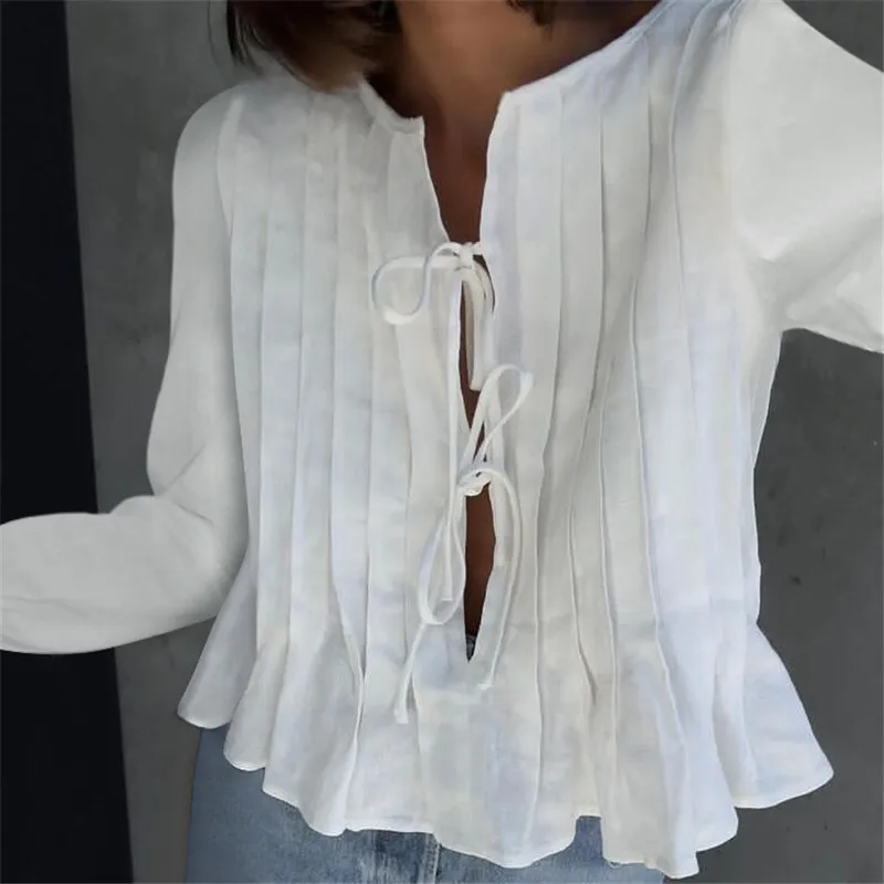 

Новая бандажная футболка с длинным рукавом, женская мода, осень-зима, новые топы с вырезами, женские тонкие футболки, элегантные футболки в рубчик