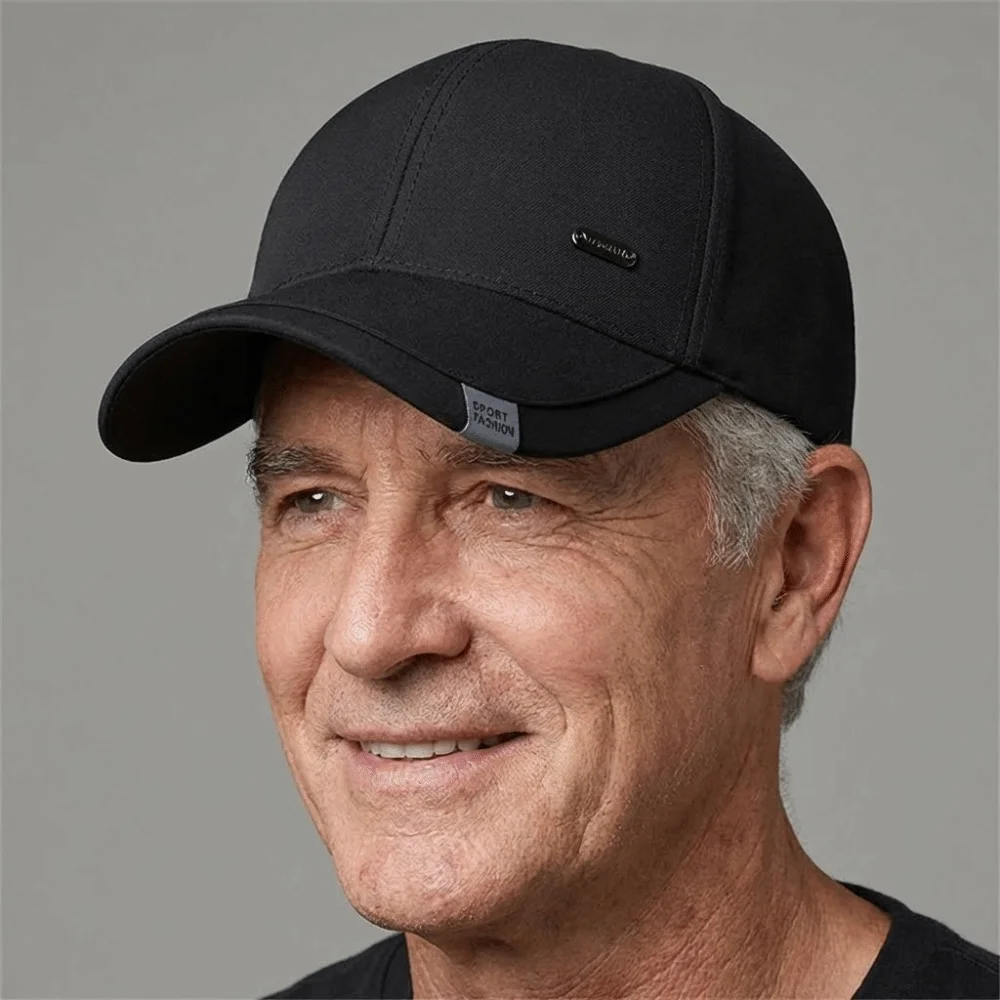 

Casual Solid Color Baseball Cap Adjustable Korean Style Men Peaked Hat Versatile Polyester Sunshade Casquette All Seasons