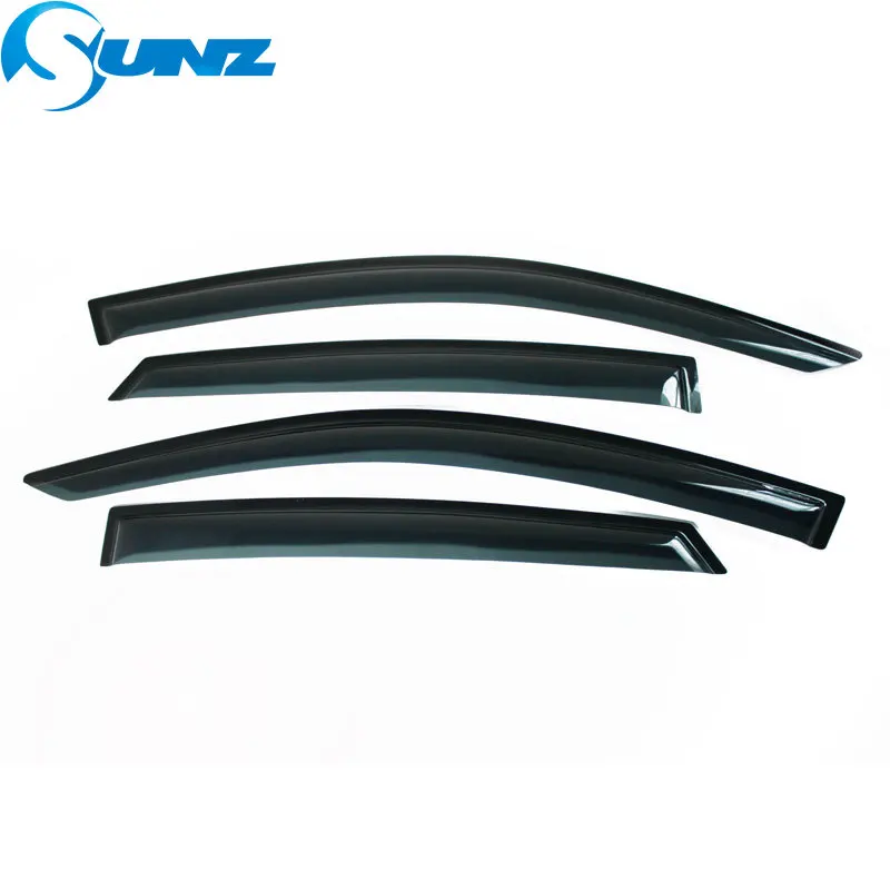 Door Visor For Honda Civic Sedan 10th 2016 2017 2018 2019 2020 Black Window Visor Vent Shades Sun Rain Guards Weathershileds