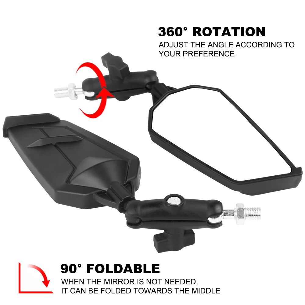 Motorcycle Rearview Mirrors Accessories For BMW R1200 GS R1250GS R1300GS ADV S1000 R/XR For Voge 300 Rally Off Road Side Mirrors