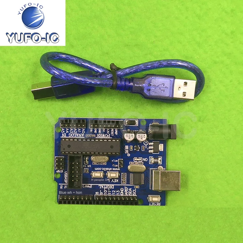 شحن مجاني 3 قطعة لوحة تطوير AVR محسنة ATmega328P متوافقة مع كابل البيانات الأصلي