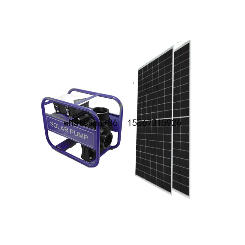 750w 1hp solar and battery powered solar dc input only 2'' 72v water outlet centrifugal brushless surface land solar water pump