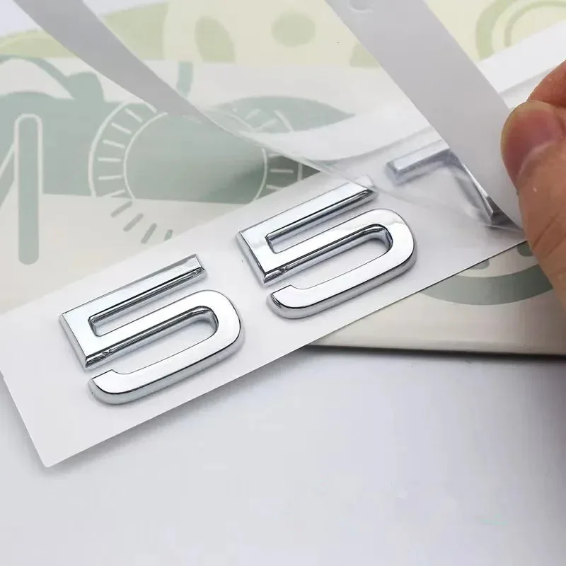 Хромированный ABS 30TFSI 35TFSI 40TFSI 45TFSI 50TFSI 55 TFSI эмблема наклейка на задний багажник значок наклейка для Audi A3 A4 A5 A6 A7 A8 Q3 Q5 Q7