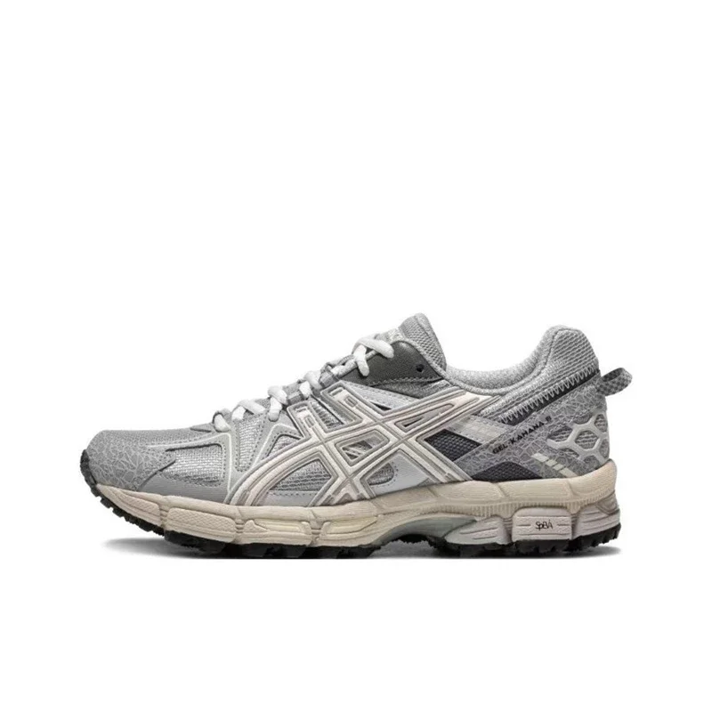 Asics GEL-Kahana 8 Men and Women Trail Running Shoes Low-top Retro Outdoor Functional Sneakers Walking Shoes Grey