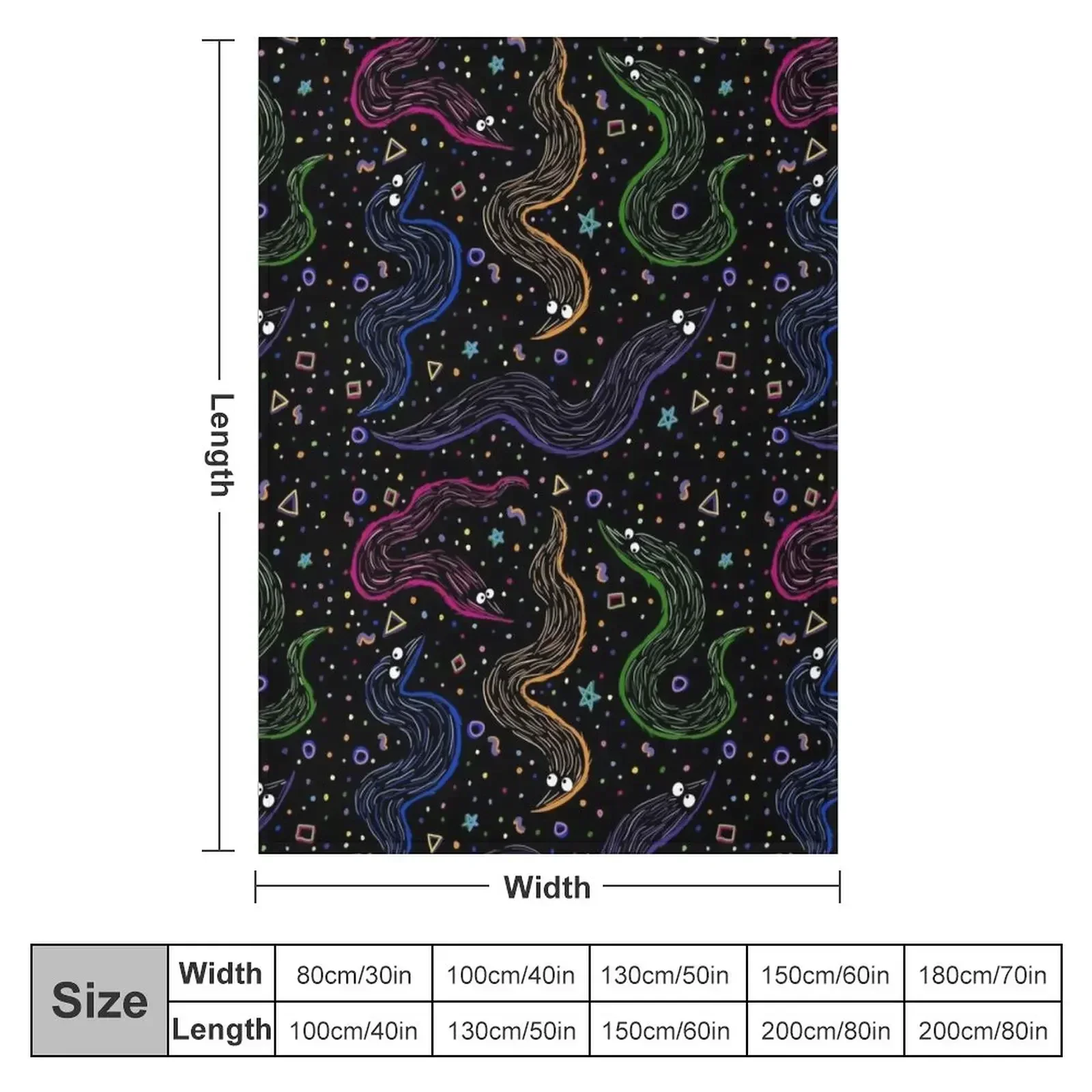 Bowling Worm On A String Throw Blanket Stuffeds Weighted Blankets