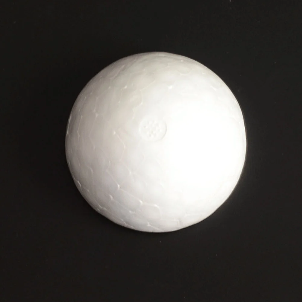15 Pcs Foam Beads Polystyrene Balls Craft White Solid Small Crafts DIY Baby Child