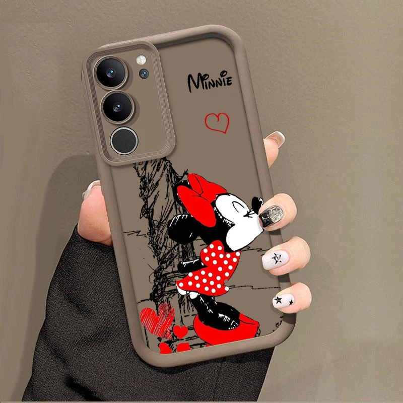 Cartoon Disney Mickey Minnie Voor Samsung Galaxy A14 A15 A13 A12 A31 A73 A81 A71 A51 Core Lite Eye Ladder Telefoonhoesje