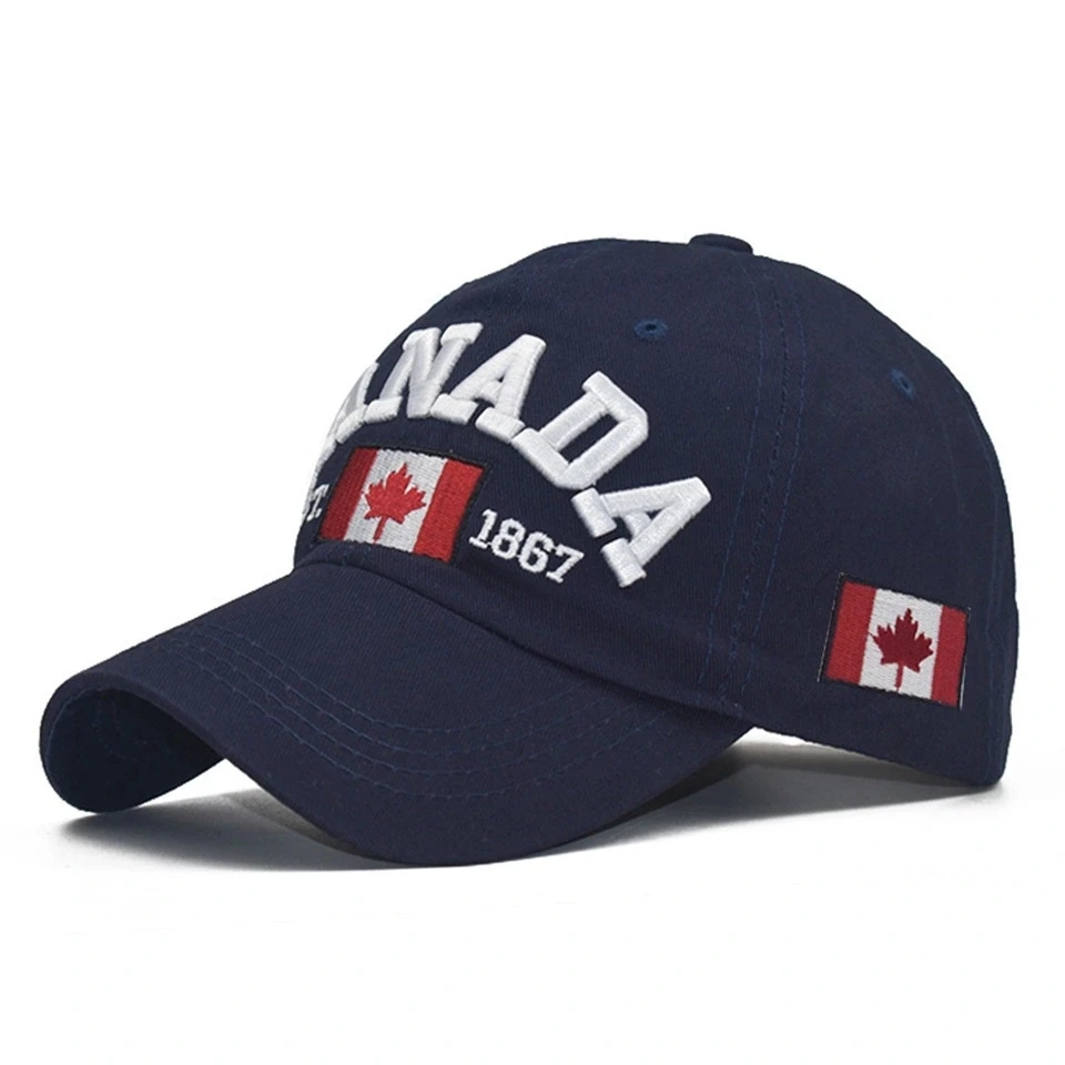 Personalized fashion embroidered Canada baseball cap