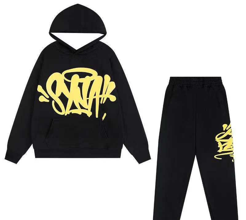 

Осень-зима Y2K, толстовка большого размера, популярные длинные брюки с 3D принтом, комплекты мужской одежды, толстовка + брюки, спортивная одежда, комплект из двух предметов