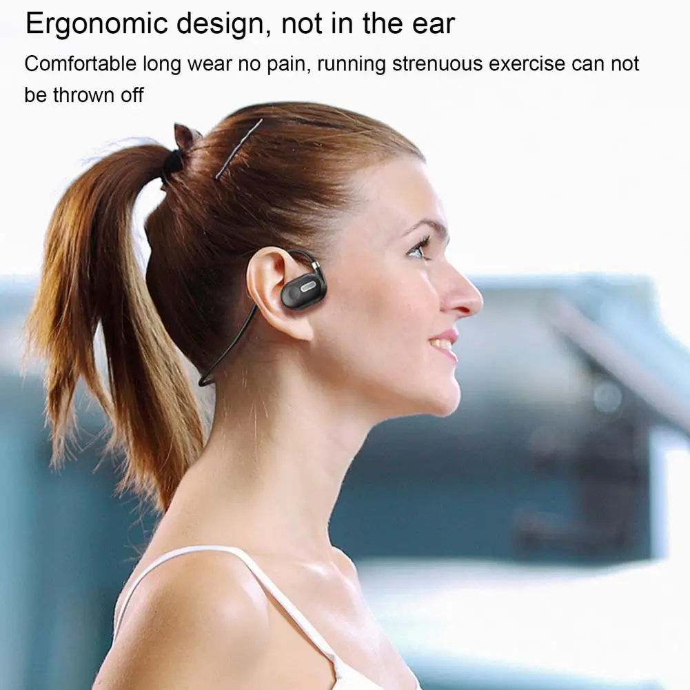 Long-lasting Pain-free Wearing Earphone Earphone with Enc Intelligent Noise Reduction Enhanced Clarity Wireless for Running