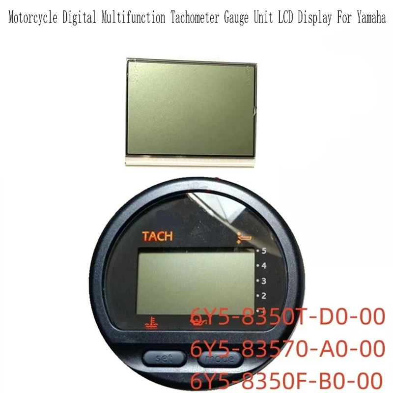 Super Sale Motorcycle Digital Multifunction Tachometer Gauge Unit LCD Display for Yamaha 6Y5-8350T-D0-00