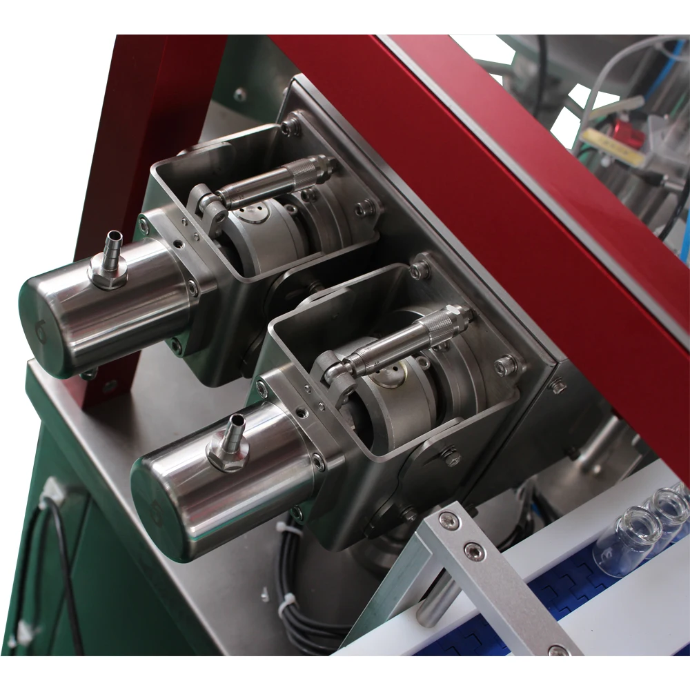 Servo Piston Quantitative Liquid Filling Machine High Accuracy for Viscous Shampoo Cosmetic Glass Bottle Packaging