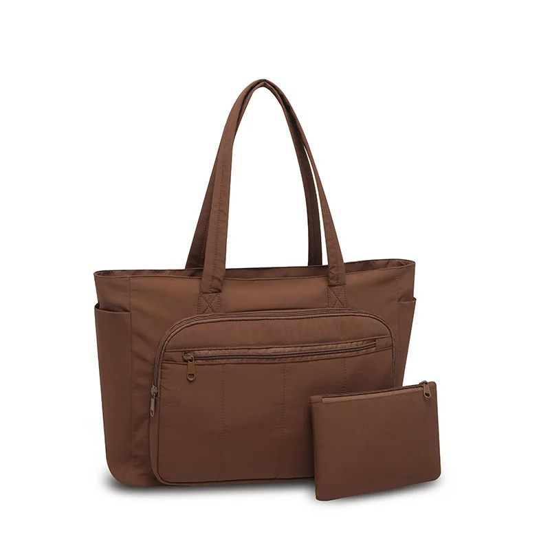 

Women Fashion Tote Bag Lightweight Large Capacity Multi Functional Casual Shoulder Handbag for Daily Outdoor Use Composite Bag