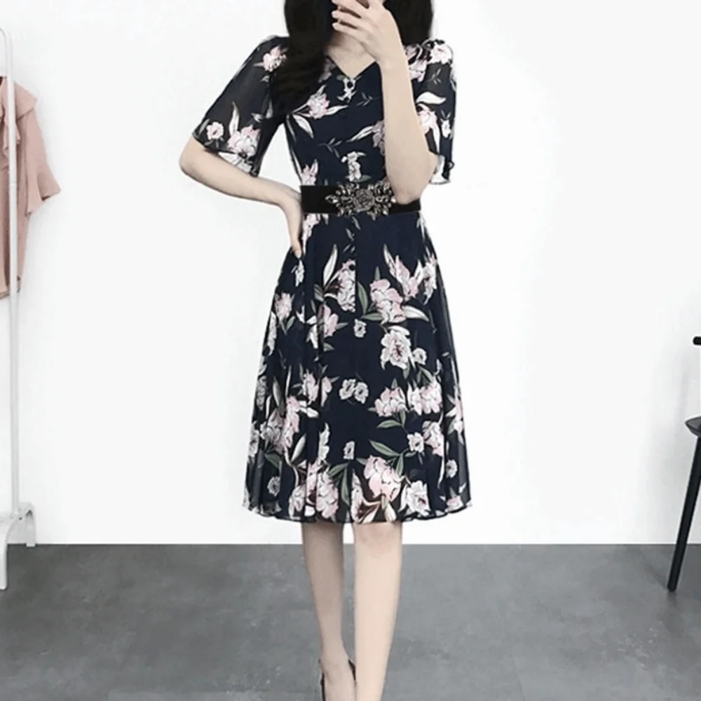 Mode Rose Blume Elastische Cummerbunds Breiten Gurt Gürtel Frauen Bund Schwarz Koreanischen Stil Strass Taille Gürtel Kleid