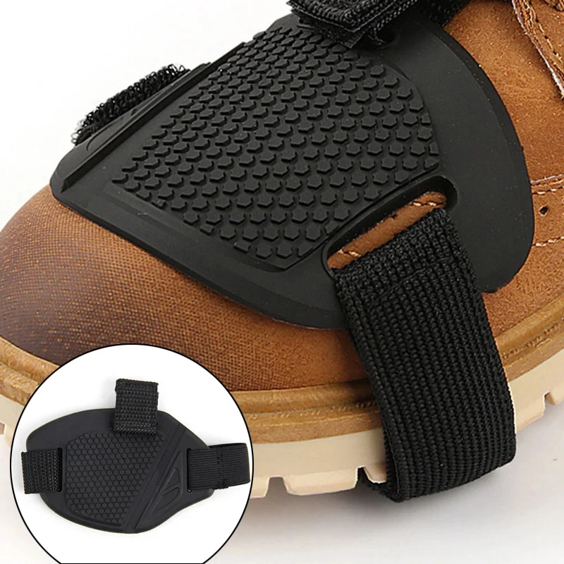 Rubber Motorcycle Shift Pad Motorbike Anti-Slip Gear Shoes Cover Motorcycle Moto Boots Shifter Guards Protector Pad Accessories view 2