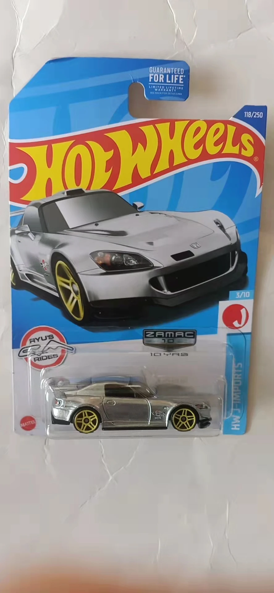 HOT WHEELS 1:64 Honda s2000 limited collection of die cast alloy trolley model ornaments