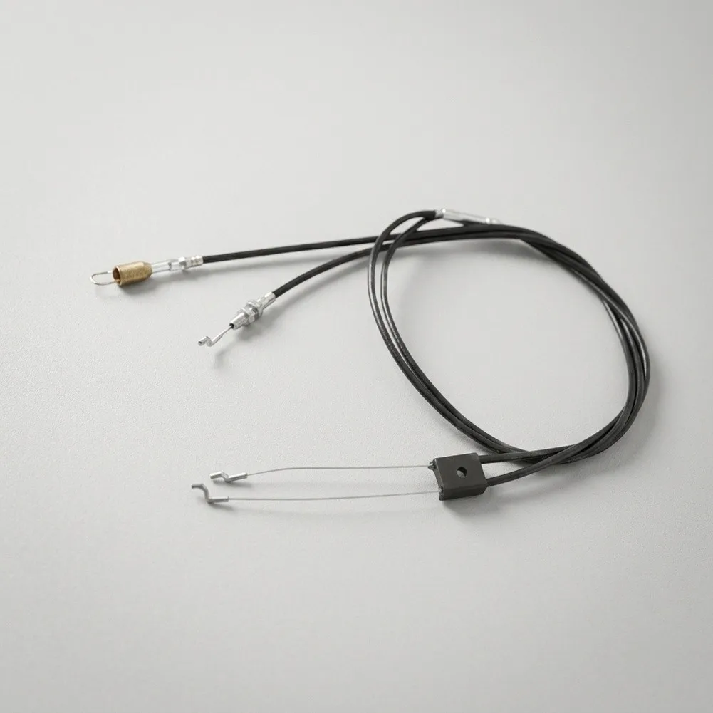For Lawn Mower Dual Throttle for cable 1515mm Total Length with Plastic for cable Tray for Controlled for cable Positioning