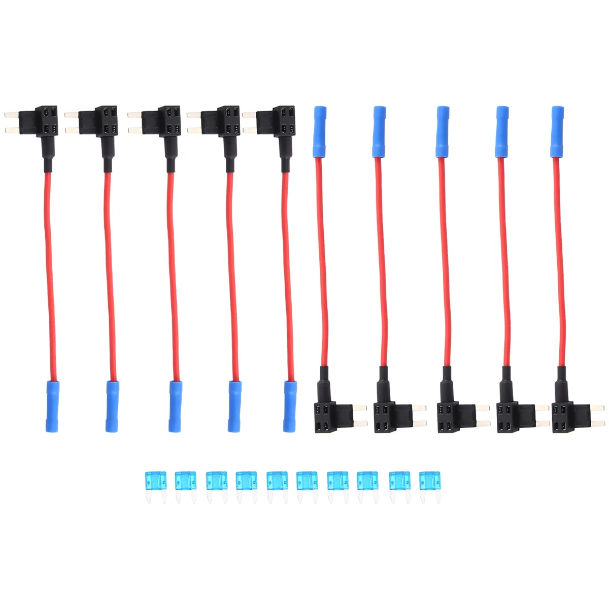 10 Pack - 12V Car Add-a-circuit Fuse TAP Adapter Mini ATM APM Blade Fuse Holder HOT