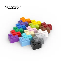 20Pcs MOC Parts 2357 Brick 2 x 2 Corner Compatible Bricks DIY Assmble Building Blocks Particle Kid Brain Toy Gift