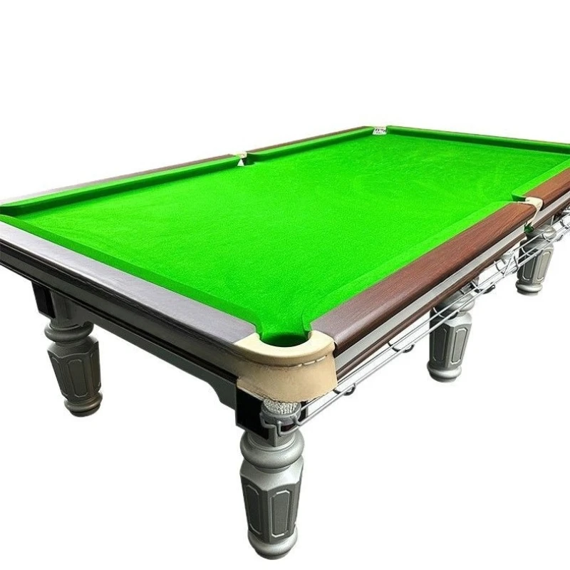

Standard American Black Eight Billiard Table Wooden Garage Marble Billiard Table Automatic Return for Billiard Hall