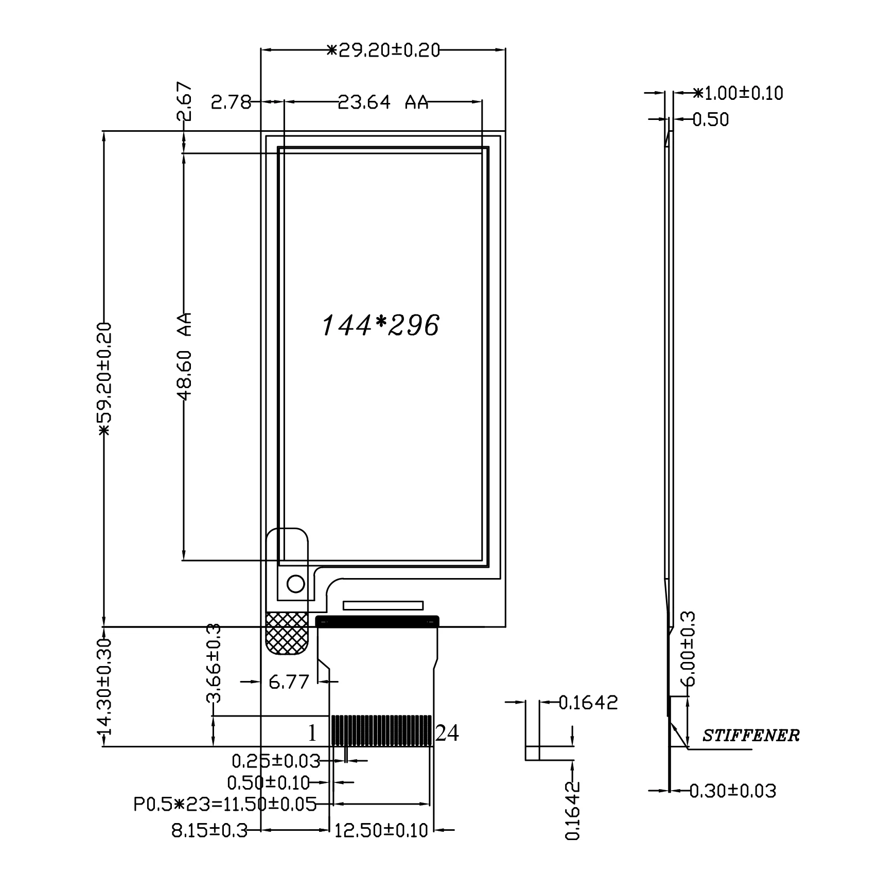 Monochromatyczny wyświetlacz E-Paper 2,13 cala, 296x144, wysoka rozdzielczość 154 PPI, szybkie odświeżanie, technologia E Ink, sterownik SSD1680Z, GDEY0213B74H