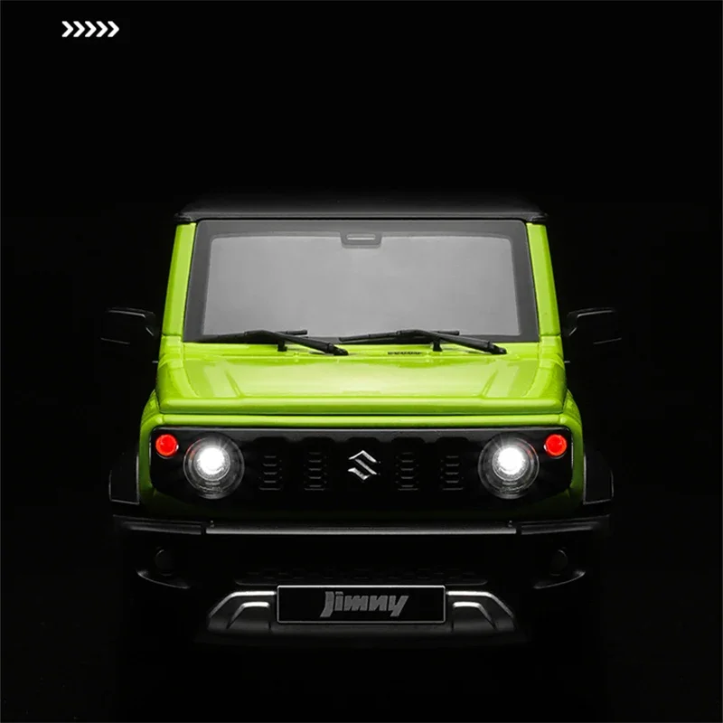 1:18 SUZUKI Jimny Alloy Car Model Diecast Metal Toy Off-Road Vehicles Car Model Sound and Light Simulation Kids Gifts H10