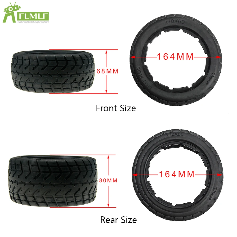 Front or Rear Tires for 1/5 HPI BAJA KM ROFUN Rovan 5B RC CAR PARTS