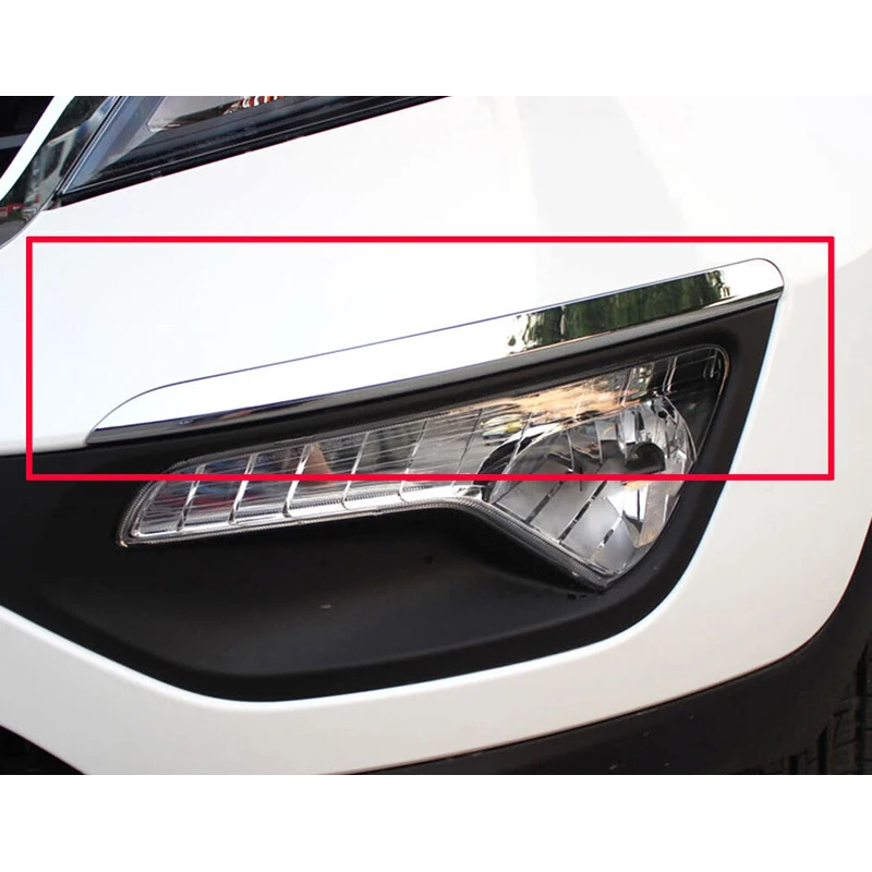 

Car Front Left Fog Light Frame Bright Strip Trim Fit for Kia Sportage 2009 2010 2011 2012 2013 Chrome ABS
