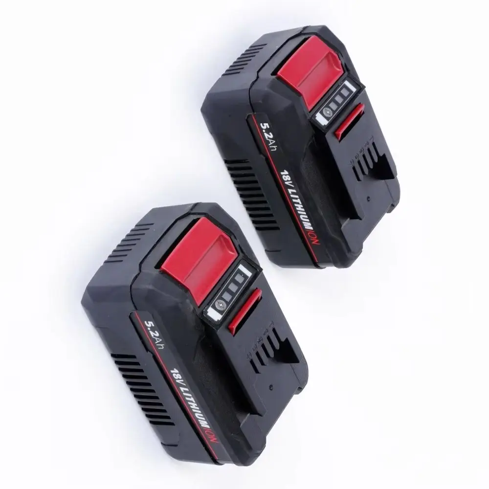 

LOJOAN Two Packs 18V 5.2Ah Lithium-Ion Akkupack for Einhell Ozito 18Volt Power X Change Cordless Power Tools