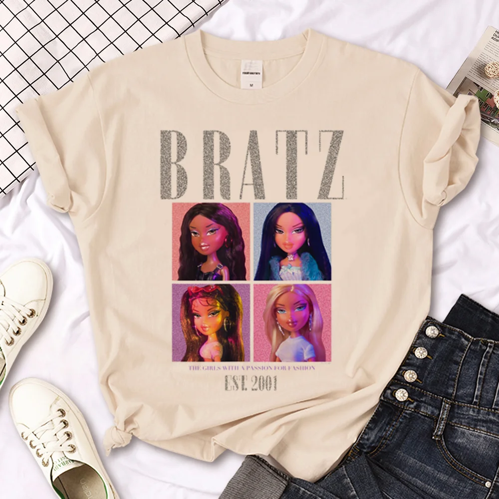 Bratz t-shirty damskie harajuku tshirt dziewczyna komiks harajuku śmieszne ubrania