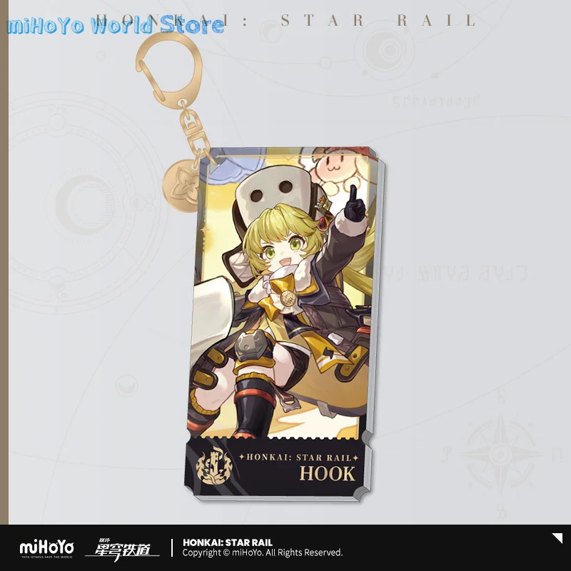 Jingliu Pendant Official Original Honkai Star Rail March7th Caelus Acrylic Pendant Characters Key Chain Dan Heng Yukong Gifts