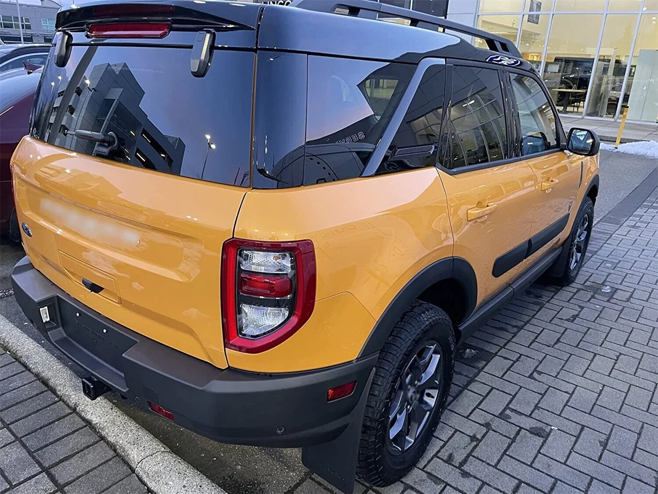 1 szt. Tylny spojler tylny tylny do bagażnika pasuje do Ford Bronco sportowego 2021 2022 2023