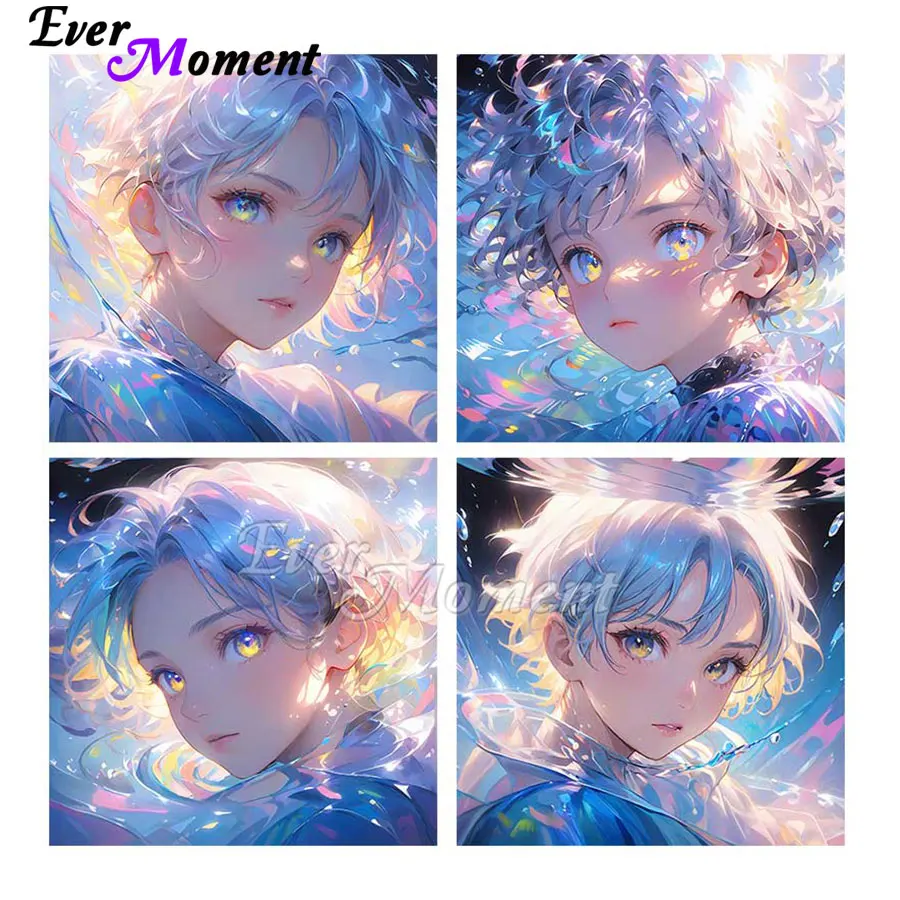 

Ever Moment Diamond Mosaic Anime Girl and Boy 5D DIY Full Resin Drill Diamond Art Painting Kit ASF2931