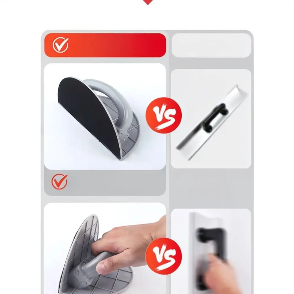 9 Inch Semi Circular Corner Polishing Holder Wall Drywall Sanding Block Manual Abrasive Tool For Easy Surface Treatment