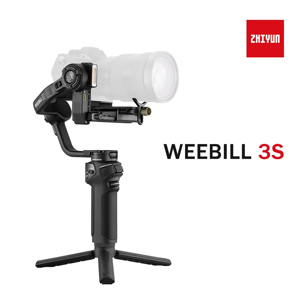 

ZHIYUN Weebill 3S 3-Axis Camera Stabilizer Gimbal Handheld Bluetooth Control Fill Light for DSLR Mirrorless Cameras