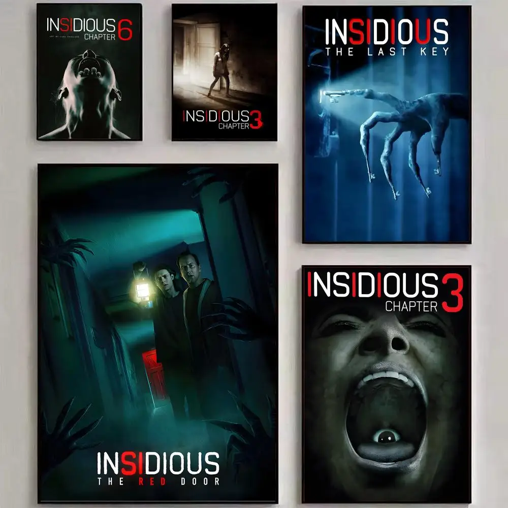 Film-Poster „i-Insidious“, Wandkunstdruck, geeignet für Wohnzimmer, Schlafzimmer, Bar, Salon, Heimdekoration, Geschenk