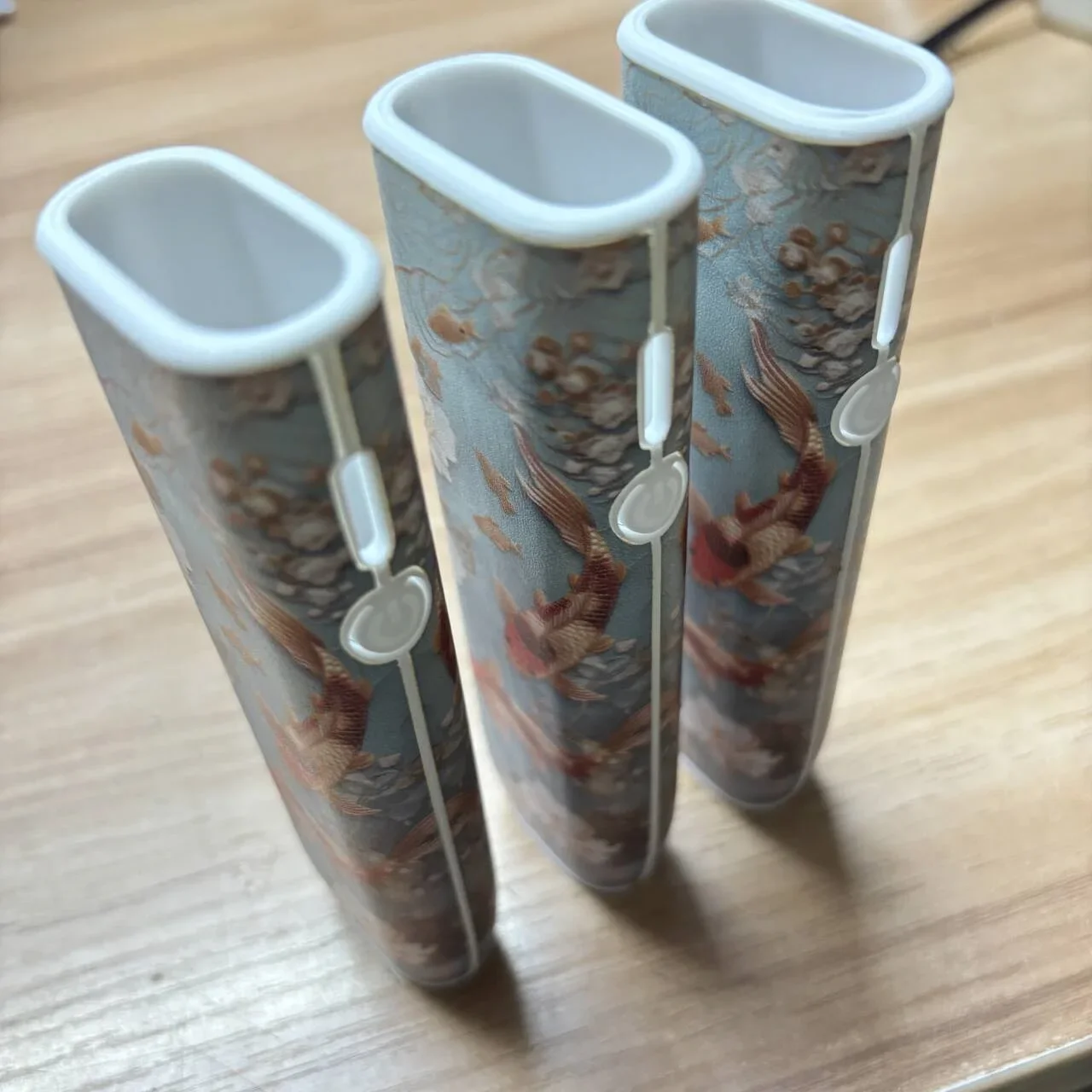Colorful Anti Slip Fish drawing iLumaa One PU Leather Case for IQOS ILUMA ONE Case Protection Cover Sleeve for IQOS ONE Accessor