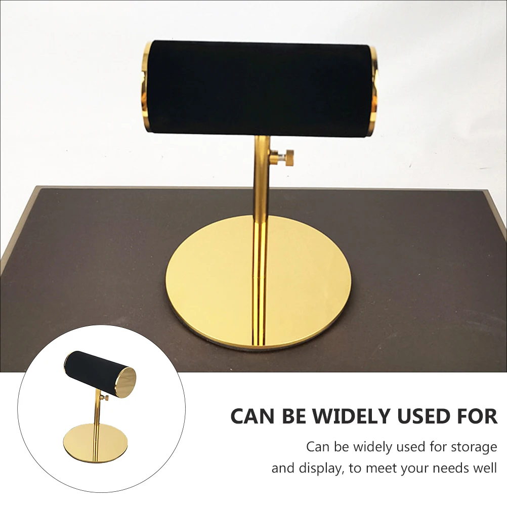 

Watch Display St Holder Rack for Bracelets Jewelry Ring Flannel Stainless Steel Durable Practical Storage Show Case