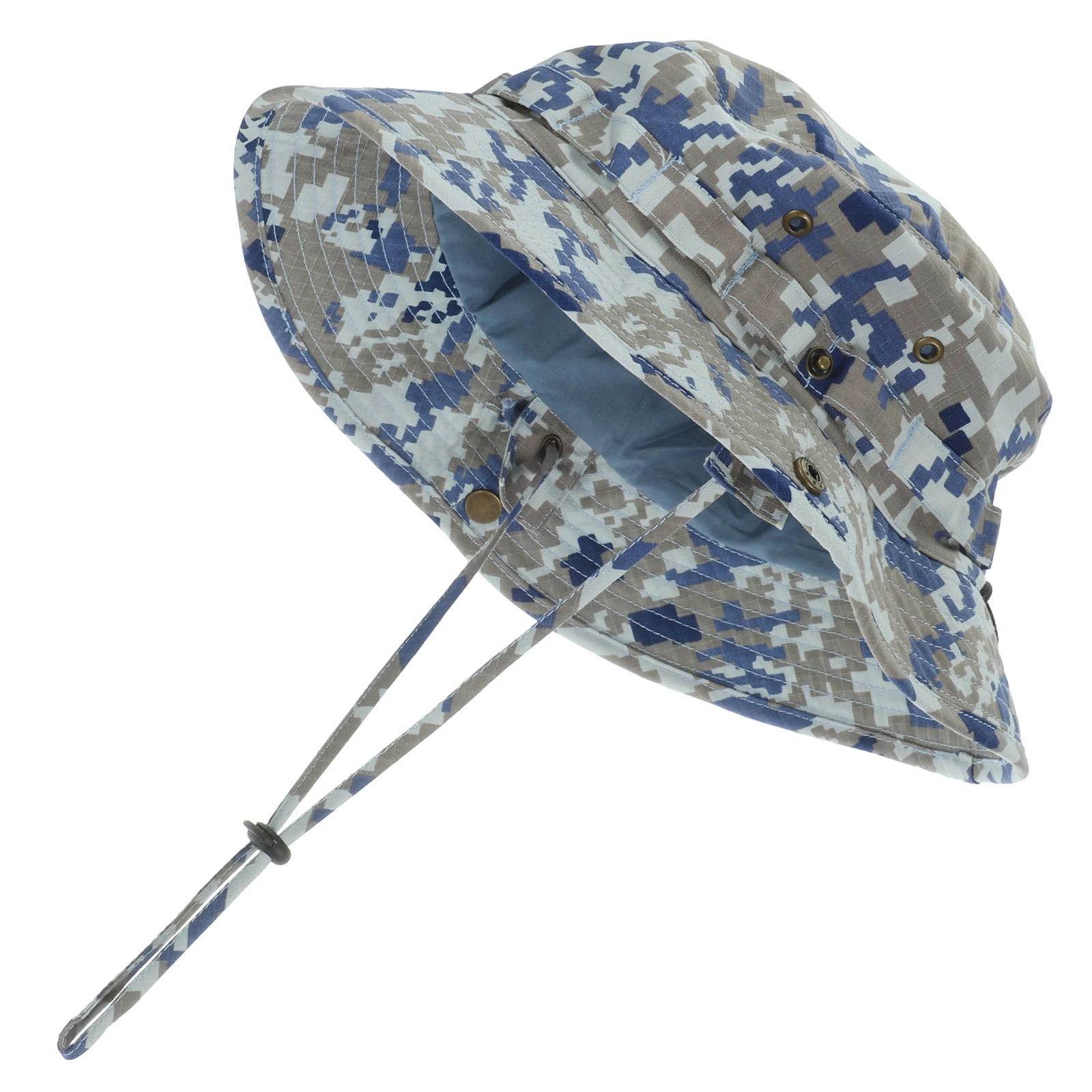 

Camouflage Bucket Hat Fishing Black Hats for Sun Protection Boonie Outdoor Fisherman's