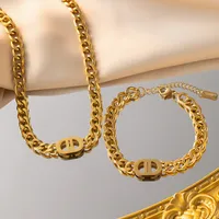 Trendy Titanium Steel Unique Versatile Cuban Link Necklace Non-fading Fashionable Hip Hop Necklace For Men And Women